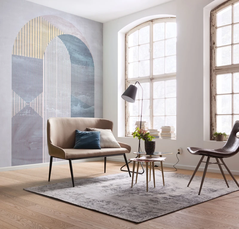 Fototapeta betonowy łuk z efektem 3D