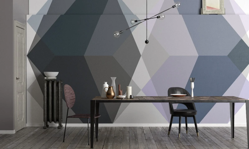 Fototapeta łączące się wzory geometryczne