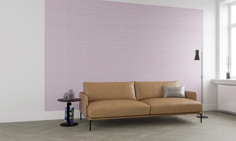 Fototapeta geometryczna łączące się linie