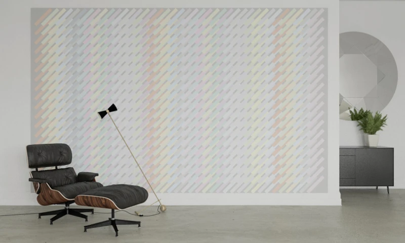 Fototapeta geometryczna pastelowe prostokąty tworzące kolumny