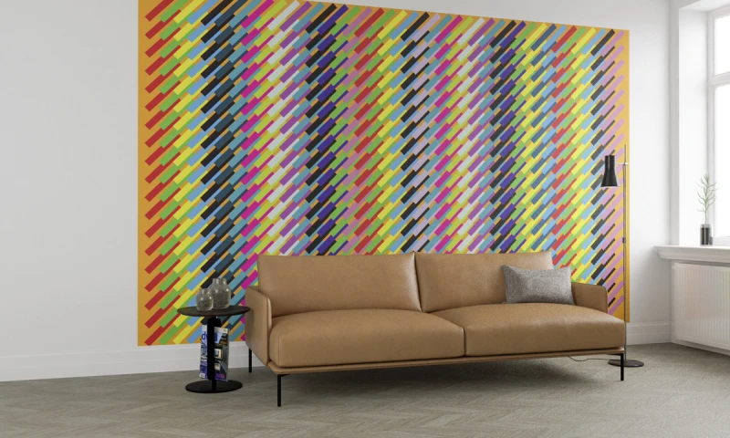 Fototapeta geometryczna prostokąty tworzące kolumny