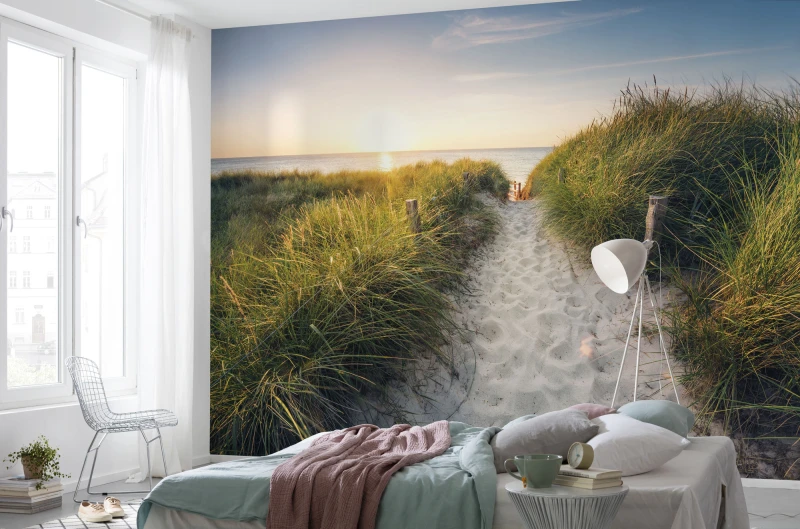 Fototapeta ścieżka prowadząca przez wydmy nad morze