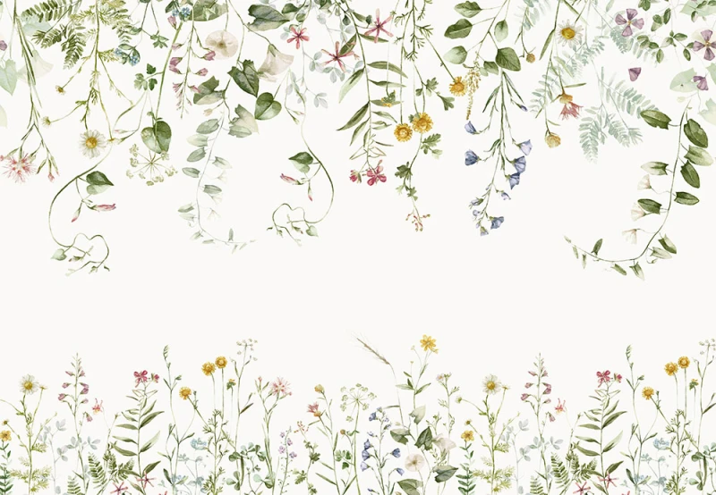 Fototapeta dla dzieci Green floral