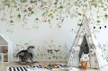 Fototapeta dla dzieci Green floral