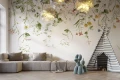 Fototapeta dla dzieci Green floral