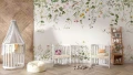 Fototapeta dla dzieci Green floral