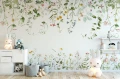 Fototapeta dla dzieci Green floral