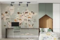 Fototapeta dla dzieci Mapa ze zwierzętami