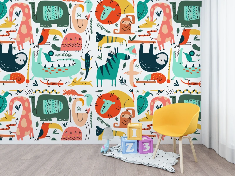 Fototapeta dla dzieci Zabawne zwierzęta