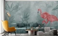 Fototapeta Akwarelowe flamingi