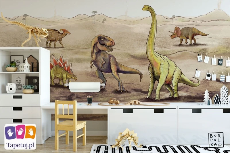 Fototapeta dla dzieci Dinozaury