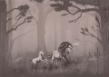Fototapeta dla dzieci Bajkowe jednorożce 2