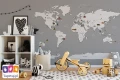Fototapeta dla dzieci Mapa podróżnika