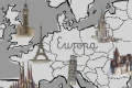 Fototapeta dla dzieci Mapa podróżnika