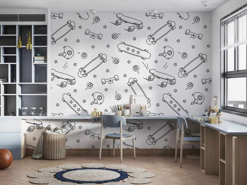 Fototapeta młodzieżowa Deskorolki