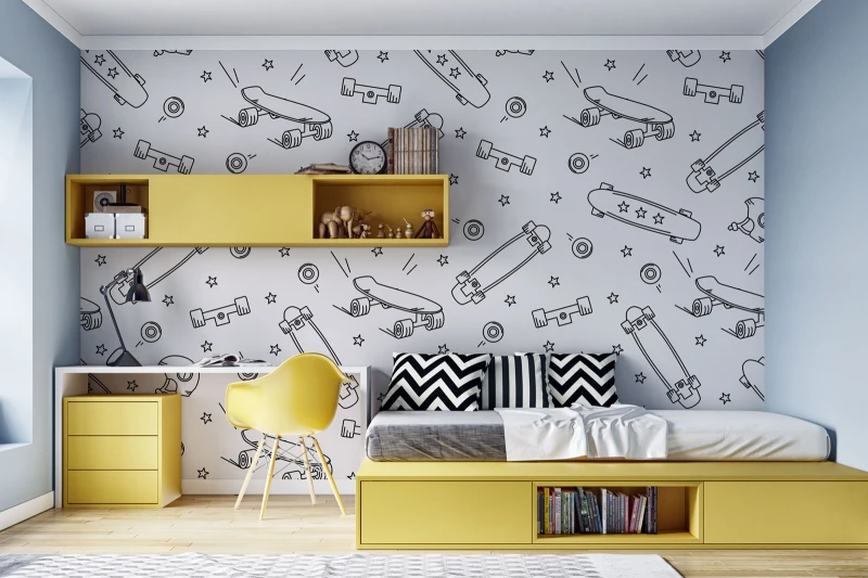 Fototapeta młodzieżowa Deskorolki