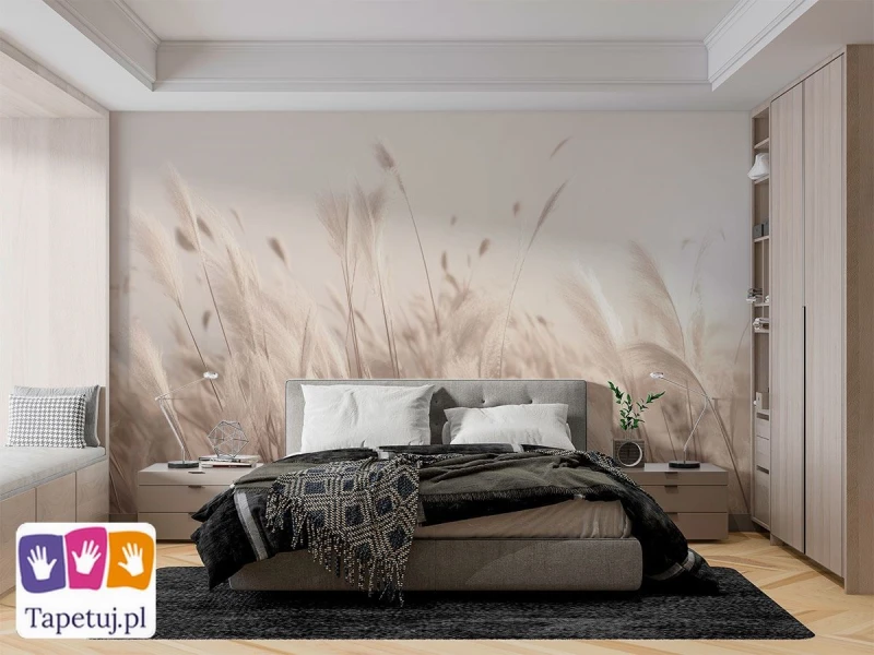 Fototapeta suszone trawy
