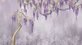 Fototapeta kwitnąca wisteria