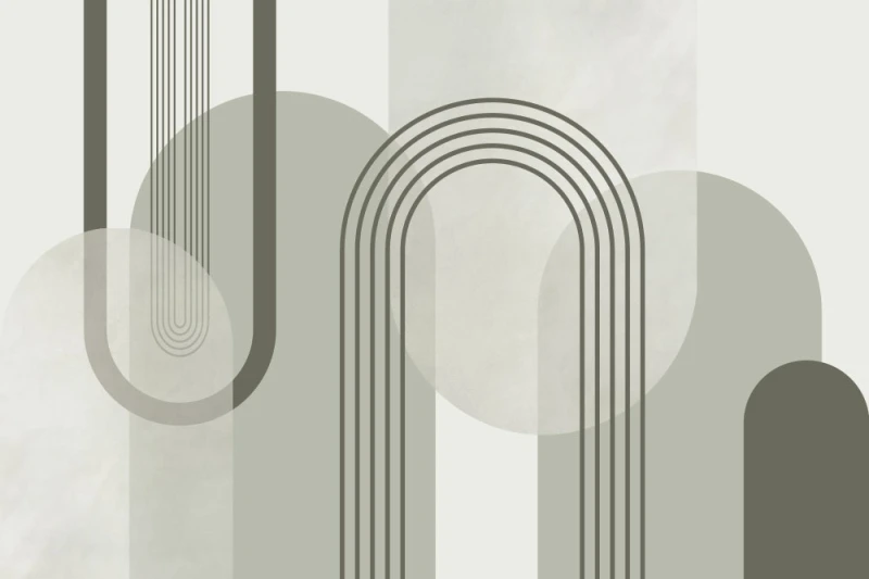 Fototapeta geometryczna abstrakcyjne łuki
