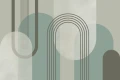 Fototapeta geometryczna abstrakcyjne łuki