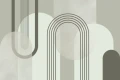 Fototapeta geometryczna abstrakcyjne łuki