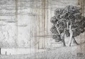 Fototapeta Drzewo na starym papierze 13685