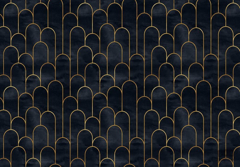 Fototapeta Glamour złoty wzór 13616