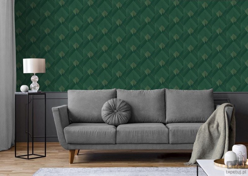 Tapeta z geometrycznym wzorem art-deco