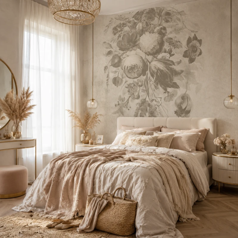 Fototapeta Wallart Boudoir Greige