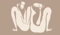 Fototapeta Wallart Couple Beige