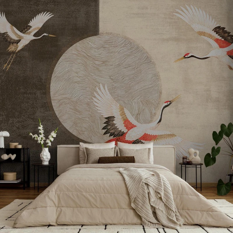 Fototapeta Wallart Modern Tsuru