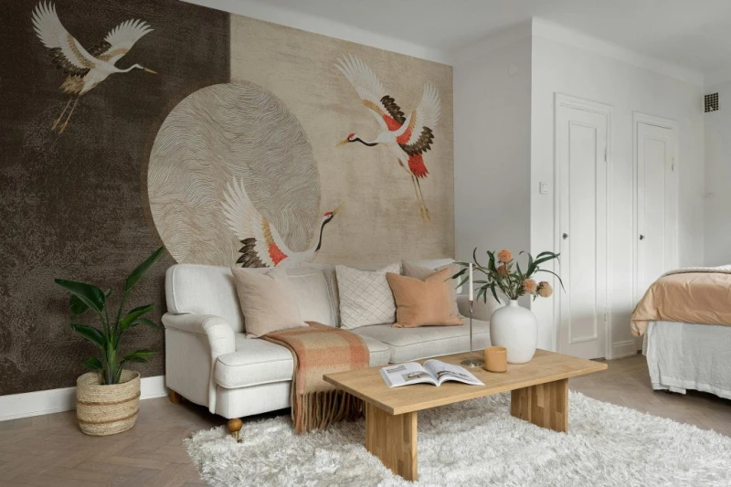 Fototapeta Wallart Modern Tsuru