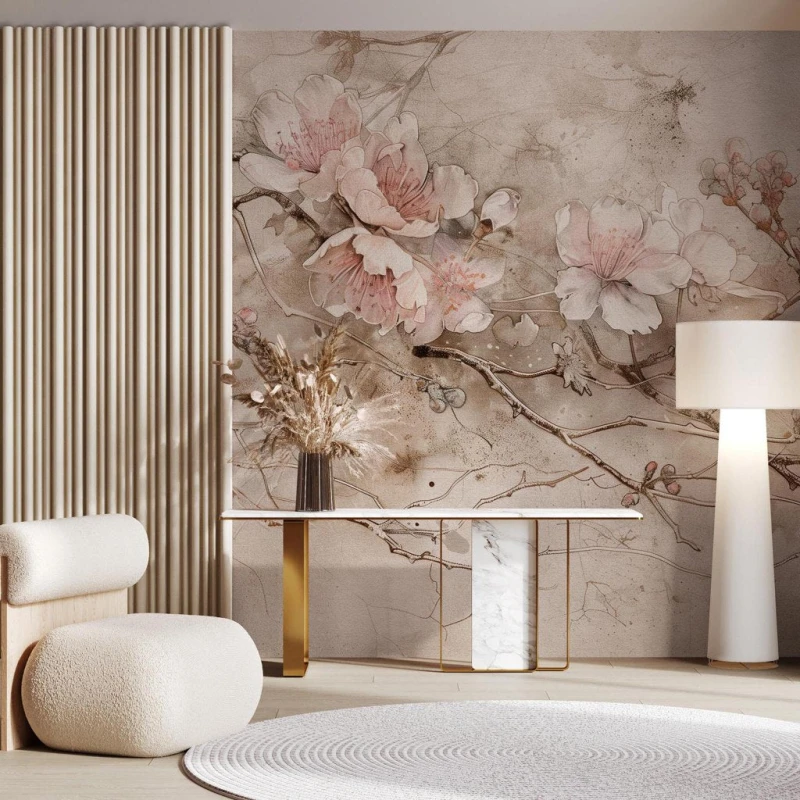 Fototapeta Wallart Sakura Beige