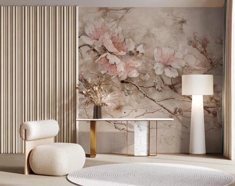 Fototapeta Wallart Sakura Beige