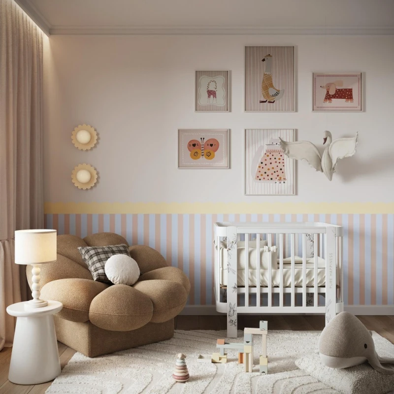 Fototapeta Wallart Stripe Powder