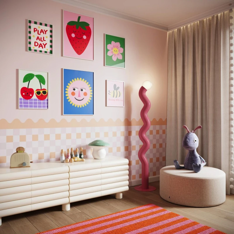 Fototapeta Wallart Wave Peach