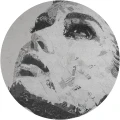 Fototapeta w kształcie koła - Audrey