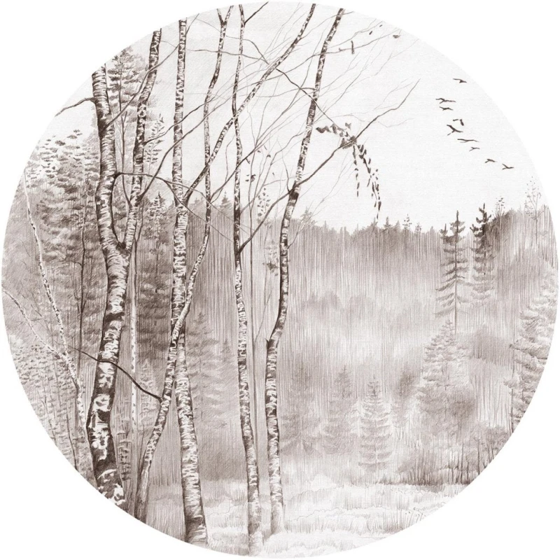 Fototapeta w kształcie koła - Bosco