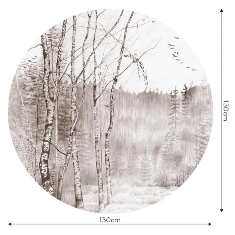 Fototapeta w kształcie koła - Bosco