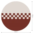 Fototapeta w kształcie koła - Check Clay