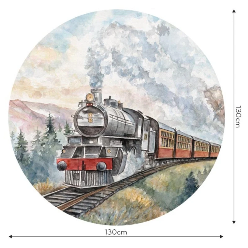 Fototapeta w kształcie koła - Express