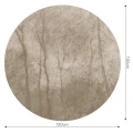 Fototapeta w kształcie koła - Foogy Beige
