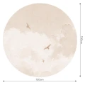 Fototapeta w kształcie koła - Golden Birds