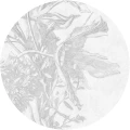 Fototapeta w kształcie koła - Light Flower