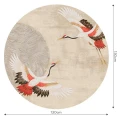Fototapeta w kształcie koła - Modern Tsuru