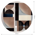 Fototapeta w kształcie koła - Opus Cobalt