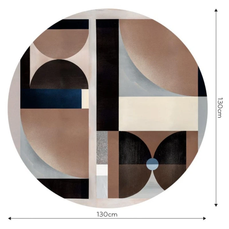 Fototapeta w kształcie koła - Opus Cobalt