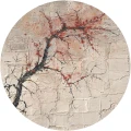 Fototapeta w kształcie koła - Petal