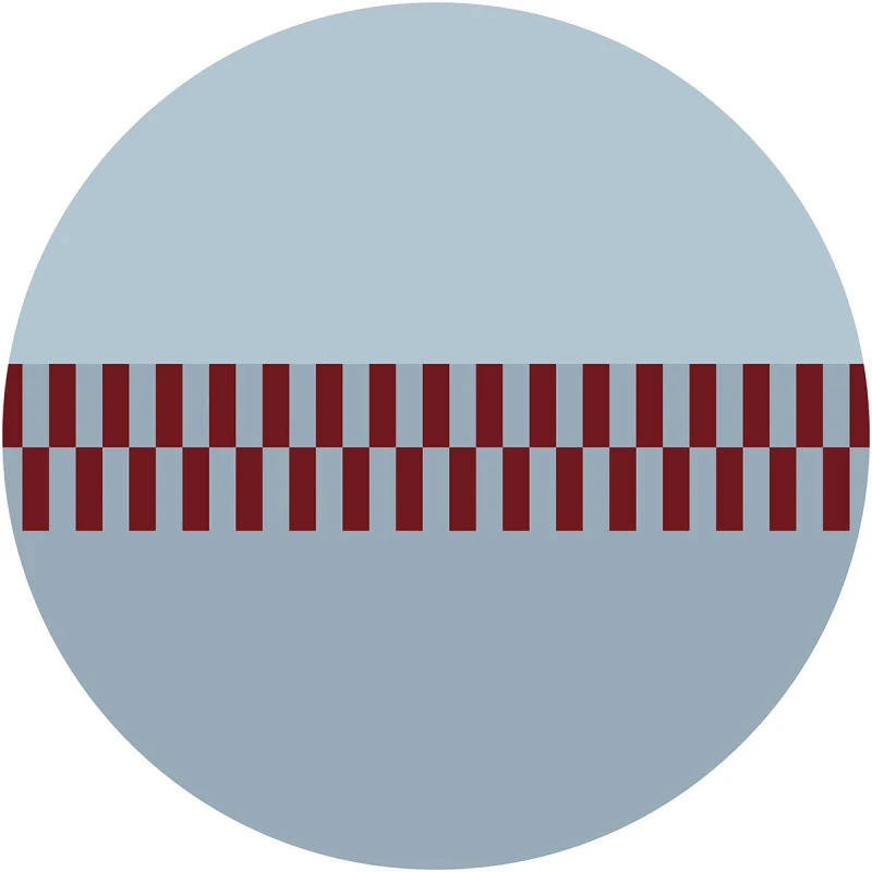Fototapeta w kształcie koła - Pixel Blue