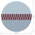 Fototapeta w kształcie koła - Pixel Blue